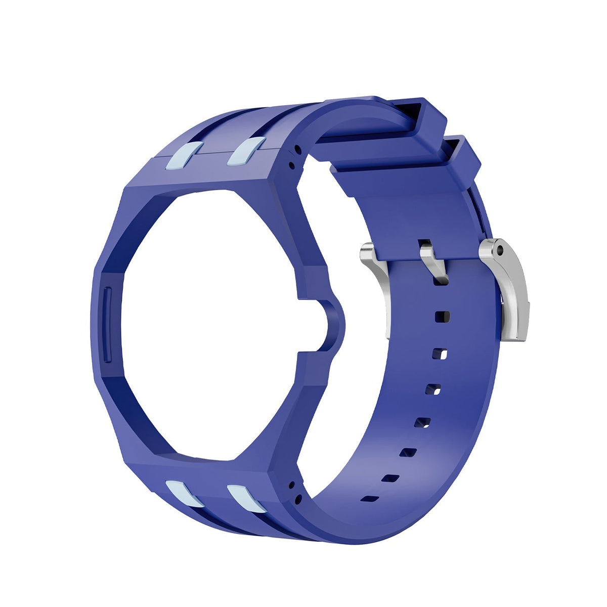 EICHENSTAMM EXKLUSIVES DUNKELBLAUES UND HELLBLAUES SILIKONARMBAND