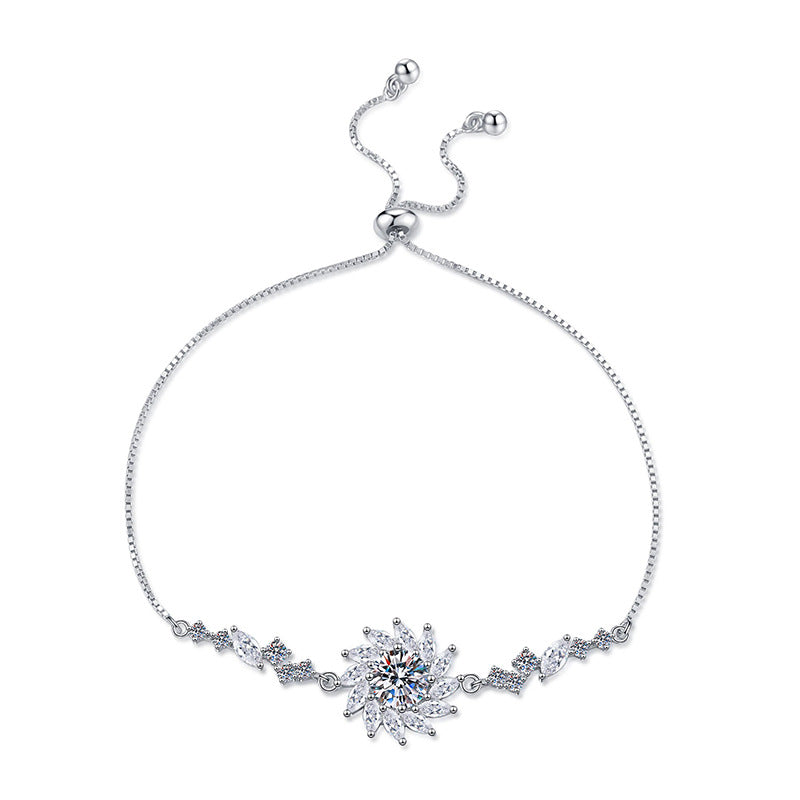 RADIANT SONNENBLUMEN-MOISSANIT-ARMBAND