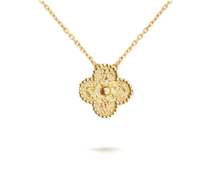 [Leaves]15MM CLOVER FLOWER PENDANT NECKLACE COLLECTION