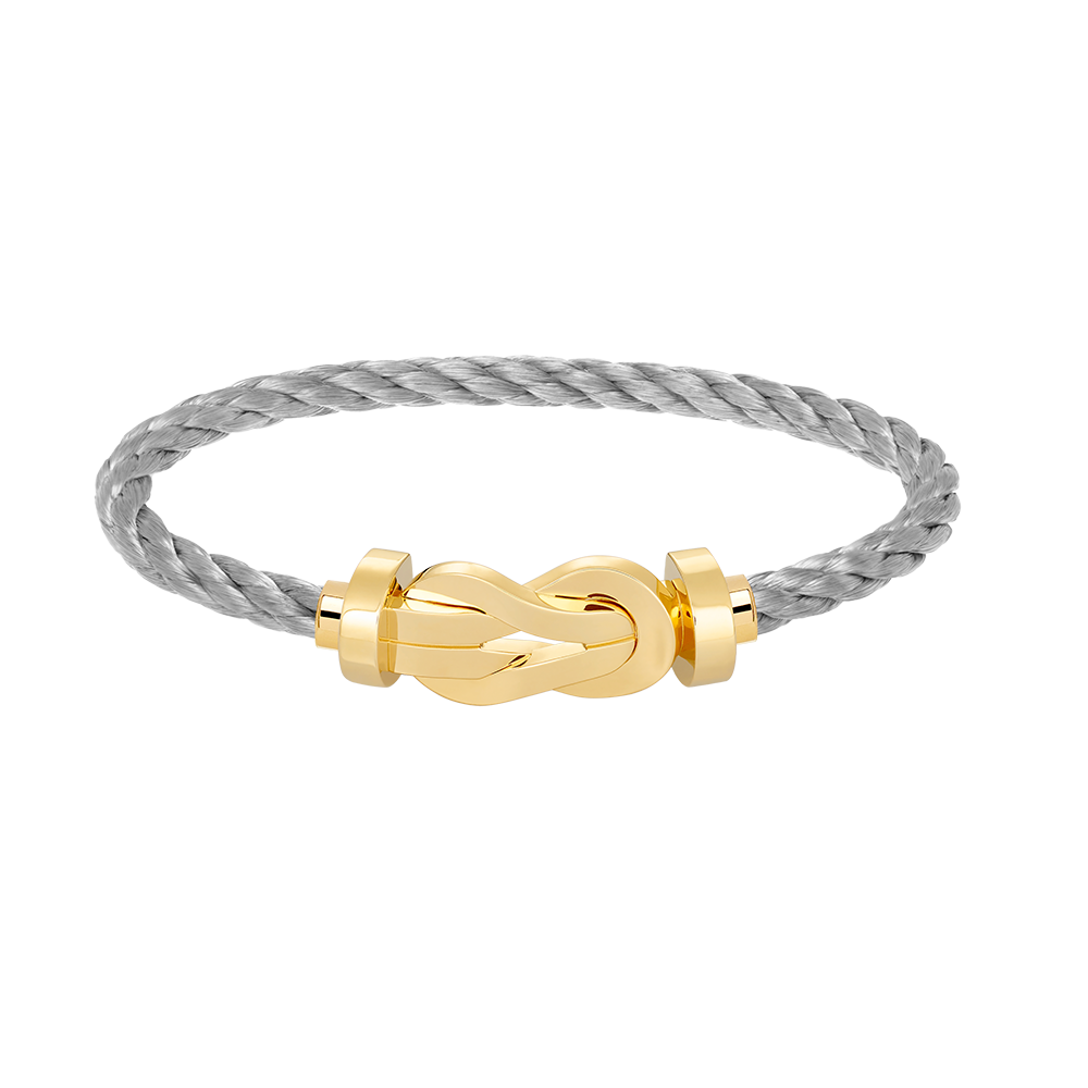 [Leaves]LARGE 8-FIGURE BUCKLE BRACELET - GOLD