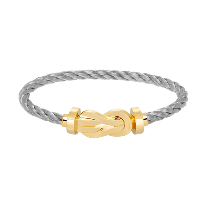 [Leaves]LARGE 8-FIGURE BUCKLE BRACELET - GOLD