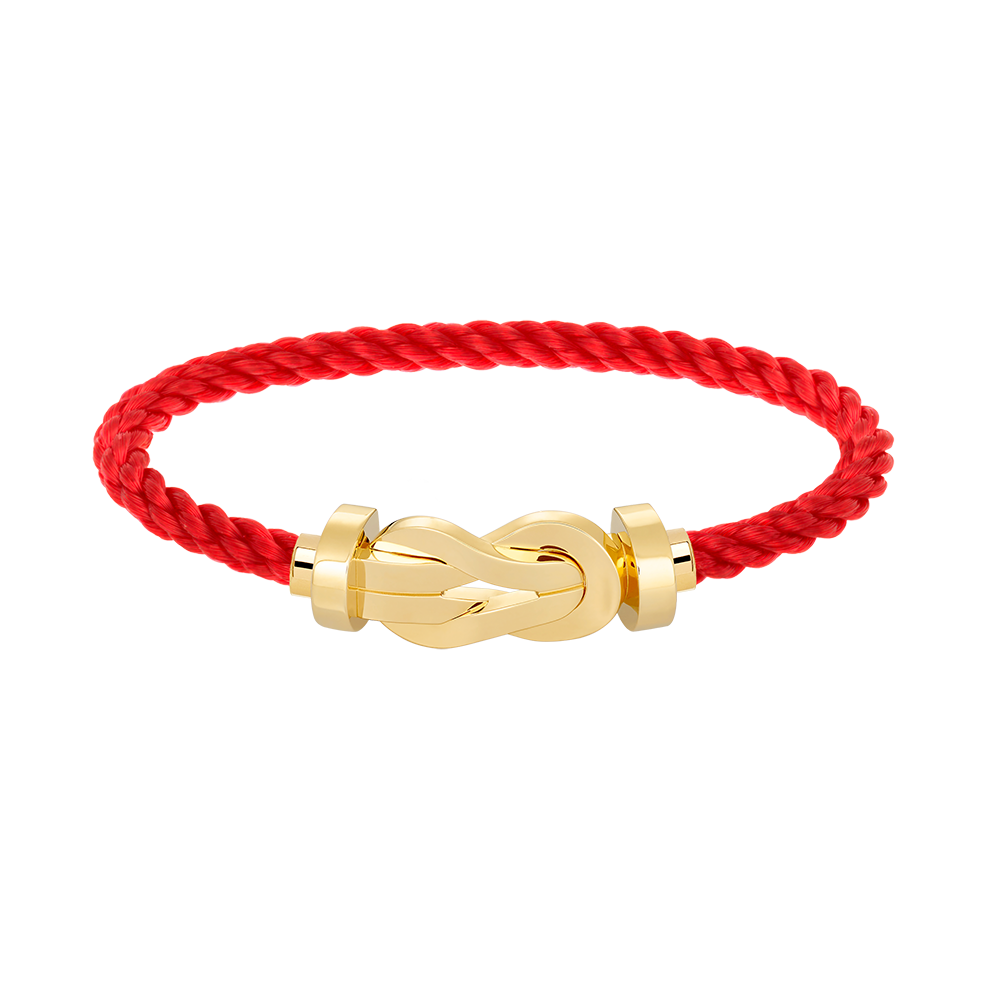 [Leaves]LARGE 8-FIGURE BUCKLE BRACELET - GOLD