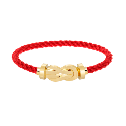 [Leaves]LARGE 8-FIGURE BUCKLE BRACELET - GOLD