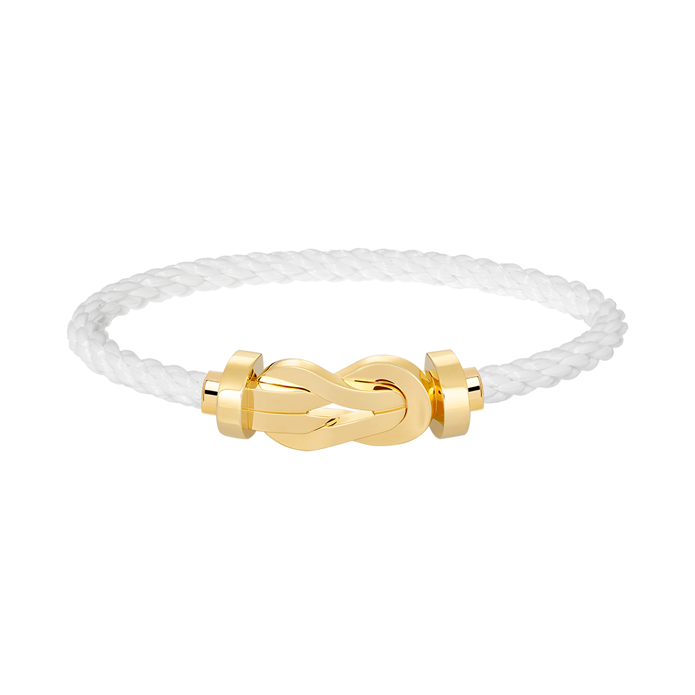 [Leaves]LARGE 8-FIGURE BUCKLE BRACELET - GOLD