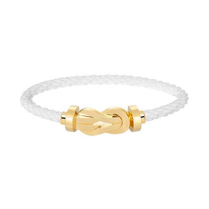 [Leaves]LARGE 8-FIGURE BUCKLE BRACELET - GOLD