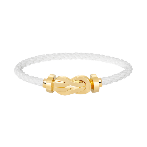 [Leaves]LARGE 8-FIGURE BUCKLE BRACELET - GOLD