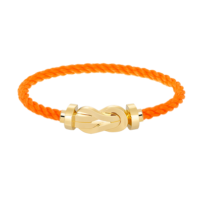 [Leaves]LARGE 8-FIGURE BUCKLE BRACELET - GOLD