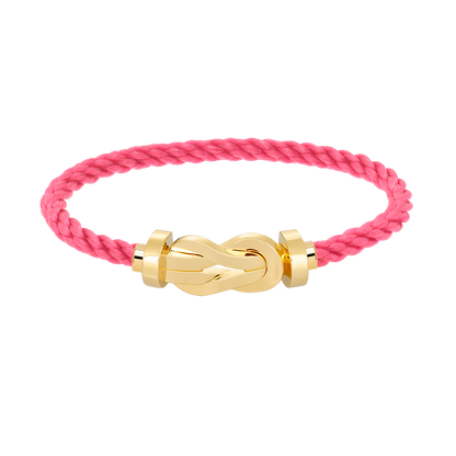 [Leaves]LARGE 8-FIGURE BUCKLE BRACELET - GOLD