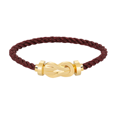 [Leaves]LARGE 8-FIGURE BUCKLE BRACELET - GOLD