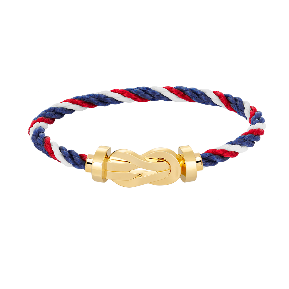 [Leaves]LARGE 8-FIGURE BUCKLE BRACELET - GOLD