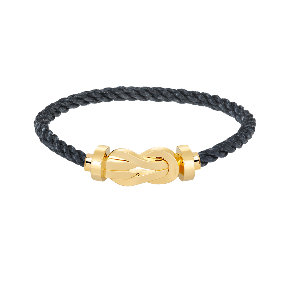 [Leaves]LARGE 8-FIGURE BUCKLE BRACELET - GOLD