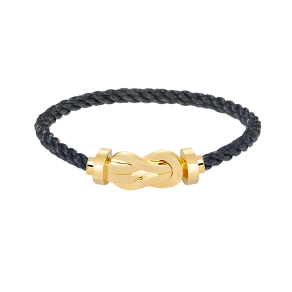 [Leaves]LARGE 8-FIGURE BUCKLE BRACELET - GOLD