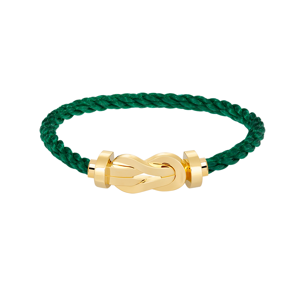 [Leaves]LARGE 8-FIGURE BUCKLE BRACELET - GOLD