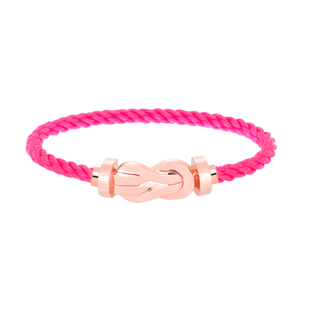 [Leaves]LARGE 8-FIGURE BUCKLE BRACELET - ROSE GOLD