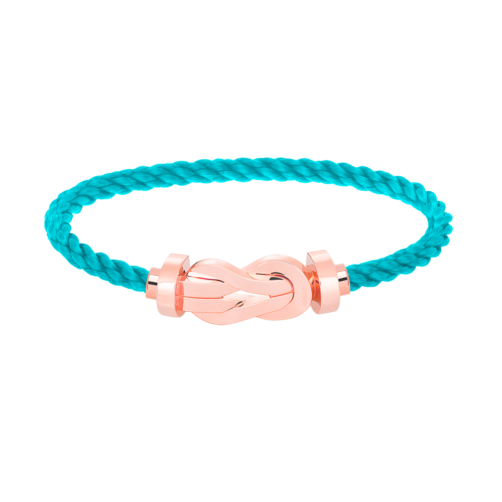 [Leaves]LARGE 8-FIGURE BUCKLE BRACELET - ROSE GOLD