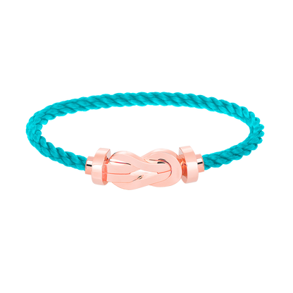 [Leaves]LARGE 8-FIGURE BUCKLE BRACELET - ROSE GOLD