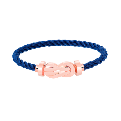[Leaves]LARGE 8-FIGURE BUCKLE BRACELET - ROSE GOLD
