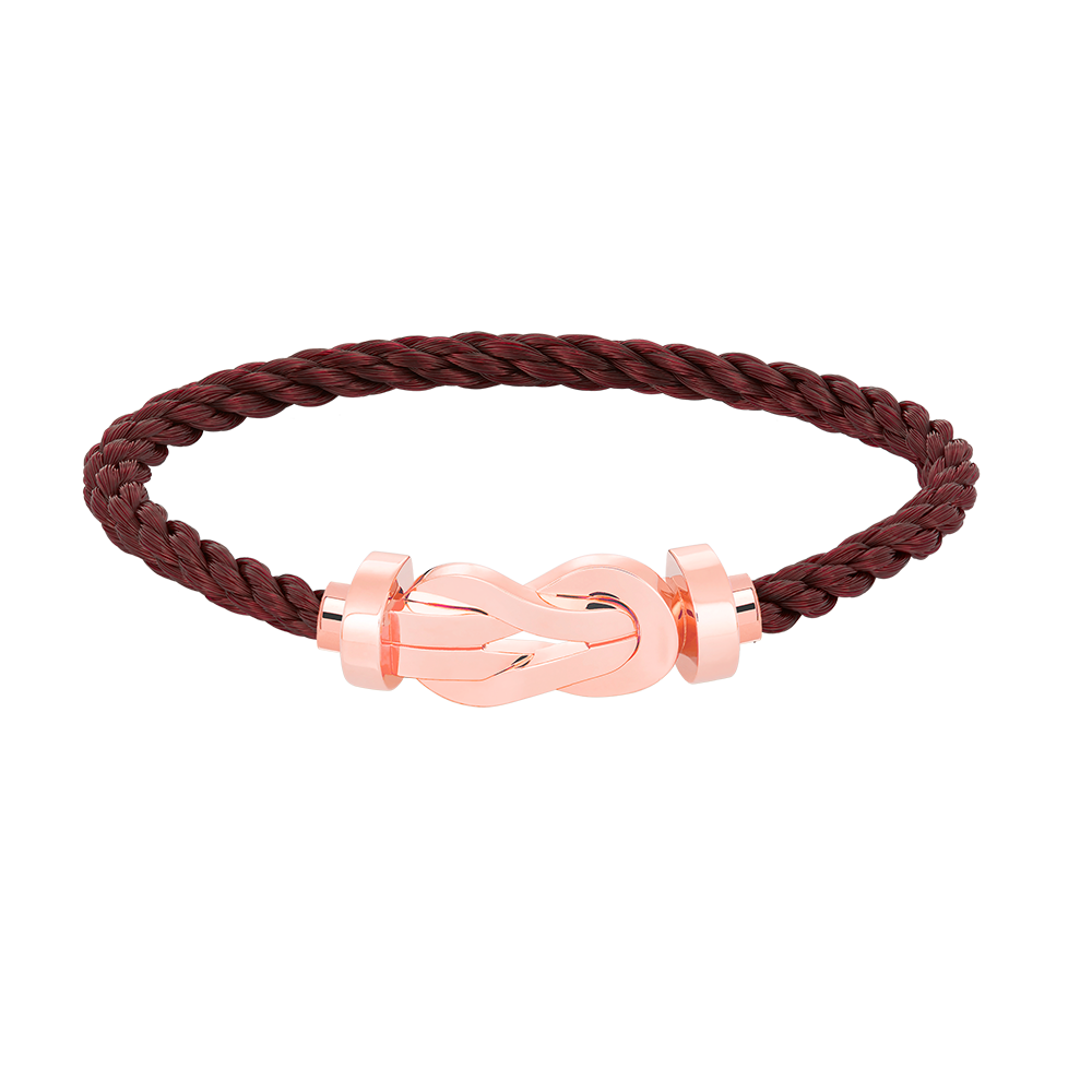 [Leaves]LARGE 8-FIGURE BUCKLE BRACELET - ROSE GOLD