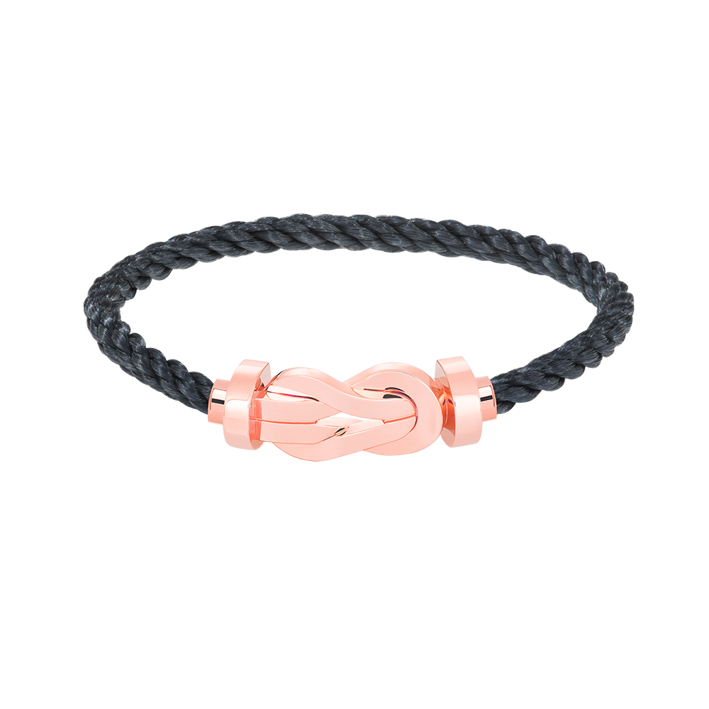 [Leaves]LARGE 8-FIGURE BUCKLE BRACELET - ROSE GOLD