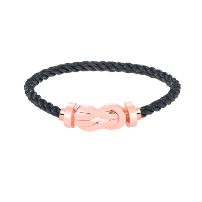 [Leaves]LARGE 8-FIGURE BUCKLE BRACELET - ROSE GOLD