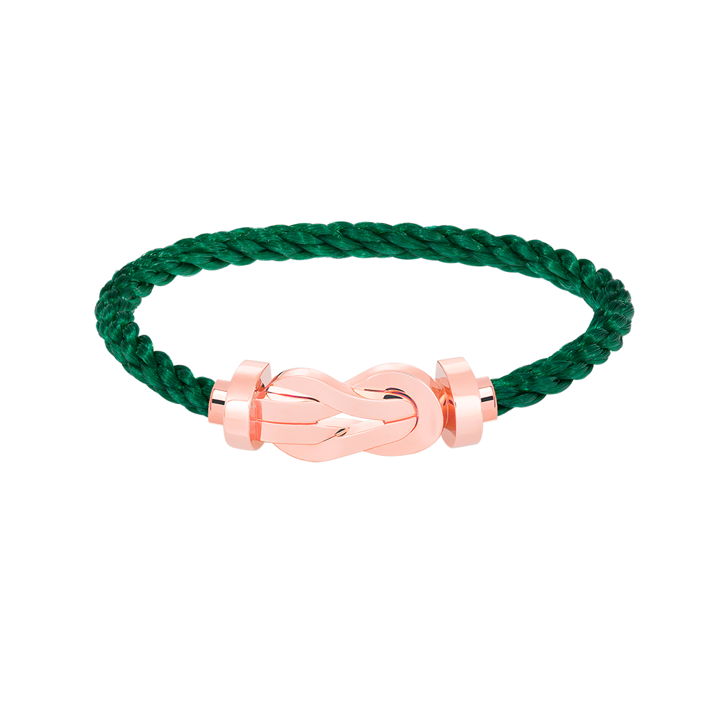 [Leaves]LARGE 8-FIGURE BUCKLE BRACELET - ROSE GOLD