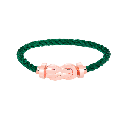 [Leaves]LARGE 8-FIGURE BUCKLE BRACELET - ROSE GOLD