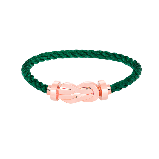 [Leaves]LARGE 8-FIGURE BUCKLE BRACELET - ROSE GOLD