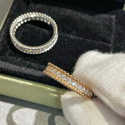[Leaves]PERLEE DIAMOND SILVER RING
