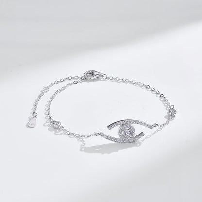 [Leaves]LUCKY EYE PAVÉ-SET DIAMOND BRACELET