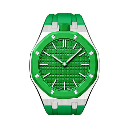 [Leaves]ROYAL OAK POP EXCLUSIVE STEEL CASE & SILICONE STRAP