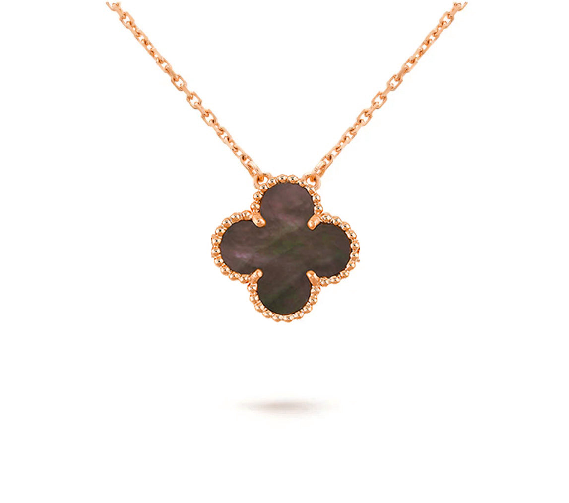 [Leaves]15MM CLOVER FLOWER PENDANT NECKLACE COLLECTION
