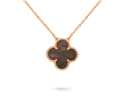 [Leaves]15MM CLOVER FLOWER PENDANT NECKLACE COLLECTION