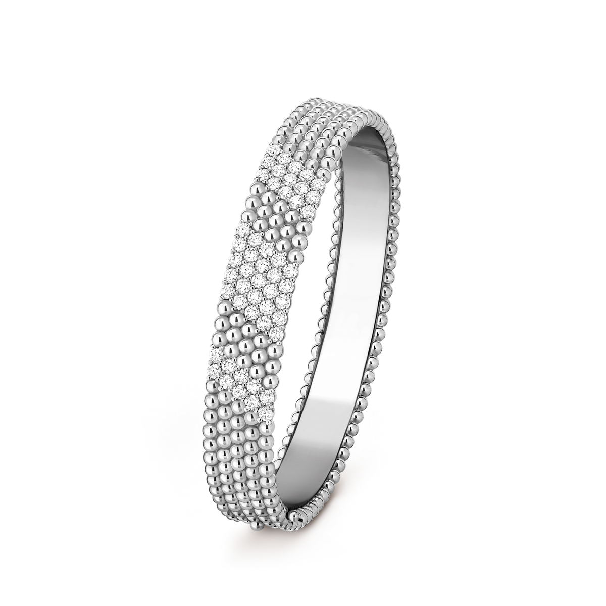 [Leaves]  FIVE-ROW DIAMOND BRACELET