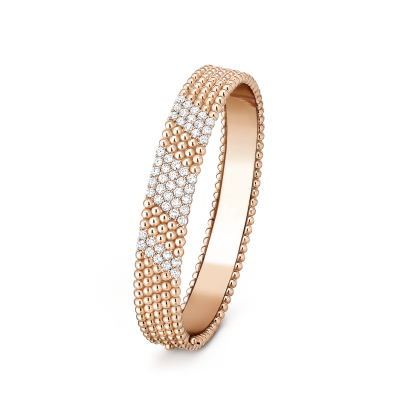 [Leaves]  FIVE-ROW DIAMOND BRACELET