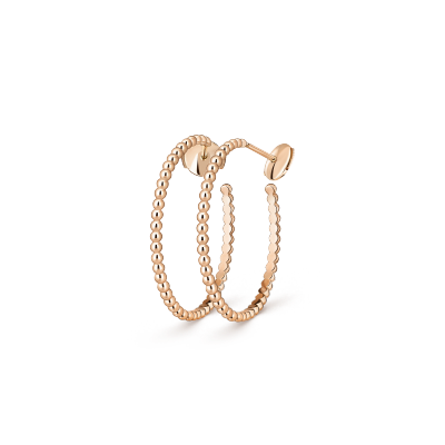 [Leaves] SMOOTH BEAD STUD EARRINGS