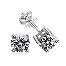 [Leaves]FOUR-PRONG MOISSANITE EARRINGS