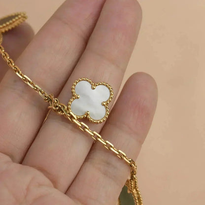 [Leaves]LUCKY NATURE MULTI-CHARM BRACELET