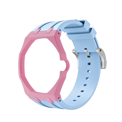 [Leaves]Royal Oak Pop Exclusive Bioceramic Case & Silicone Strap Mix Color