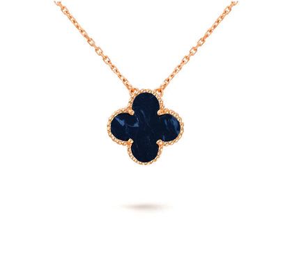 [Leaves]15MM CLOVER FLOWER PENDANT NECKLACE COLLECTION