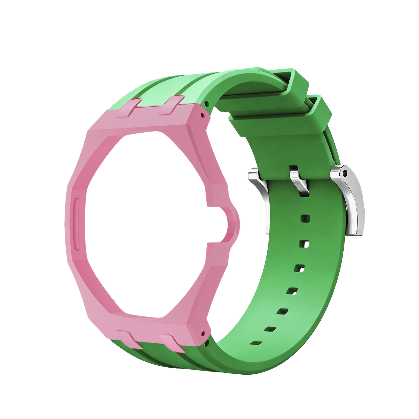 [Leaves]Royal Oak Pop Exclusive Bioceramic Case & Silicone Strap Mix Color