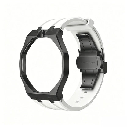 [Leaves]OAK POP BLACK STEEL CASE & SILICONE STRAP
