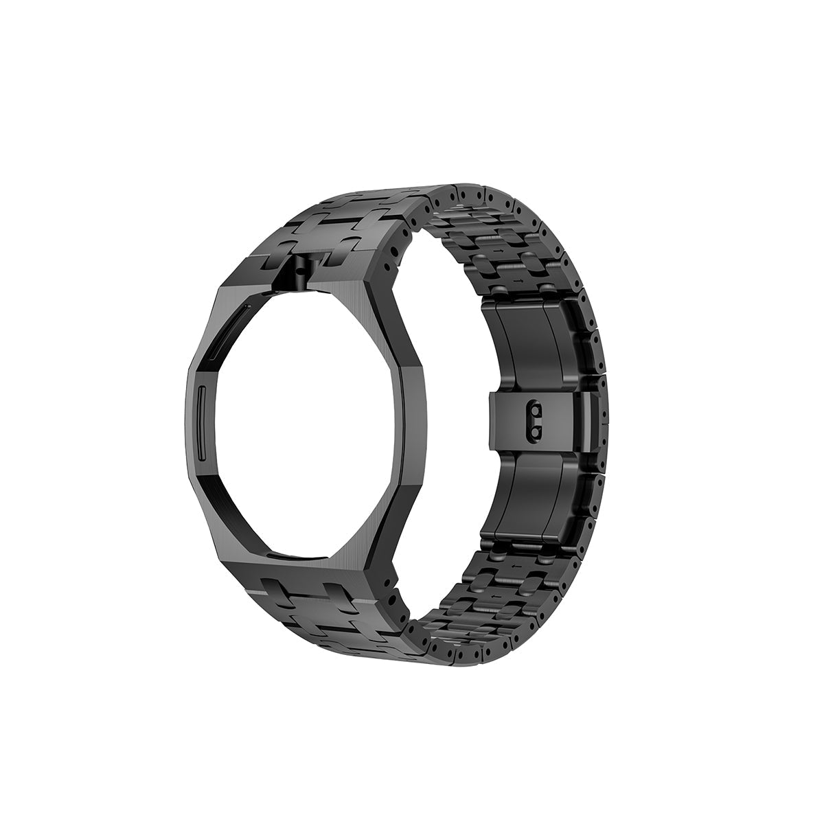 [Leaves]OAK POP EXCLUSIVE BLACK STEEL STRAP