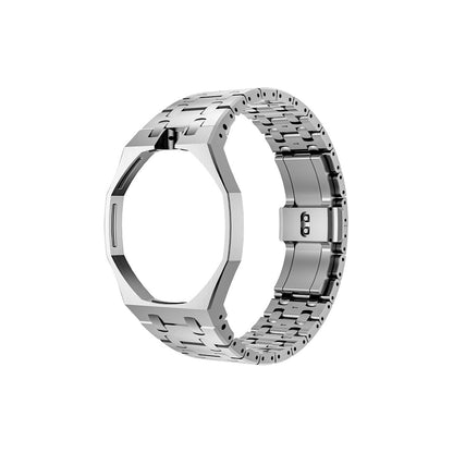 [Leaves]OAK POP EXCLUSIVE SILVER STEEL STRAP