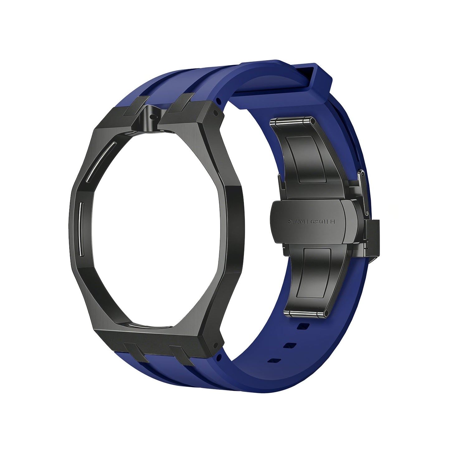 [Leaves]OAK POP BLACK STEEL CASE & SILICONE STRAP