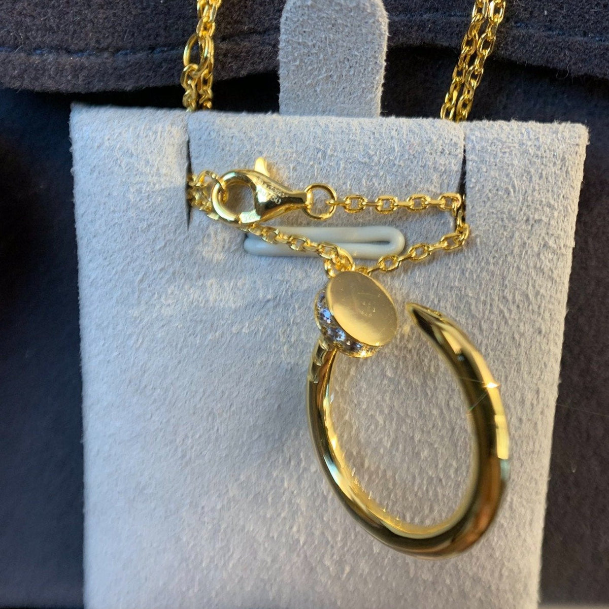 [Leaves]JUSTE NECKLACE GOLD DIAMONDS