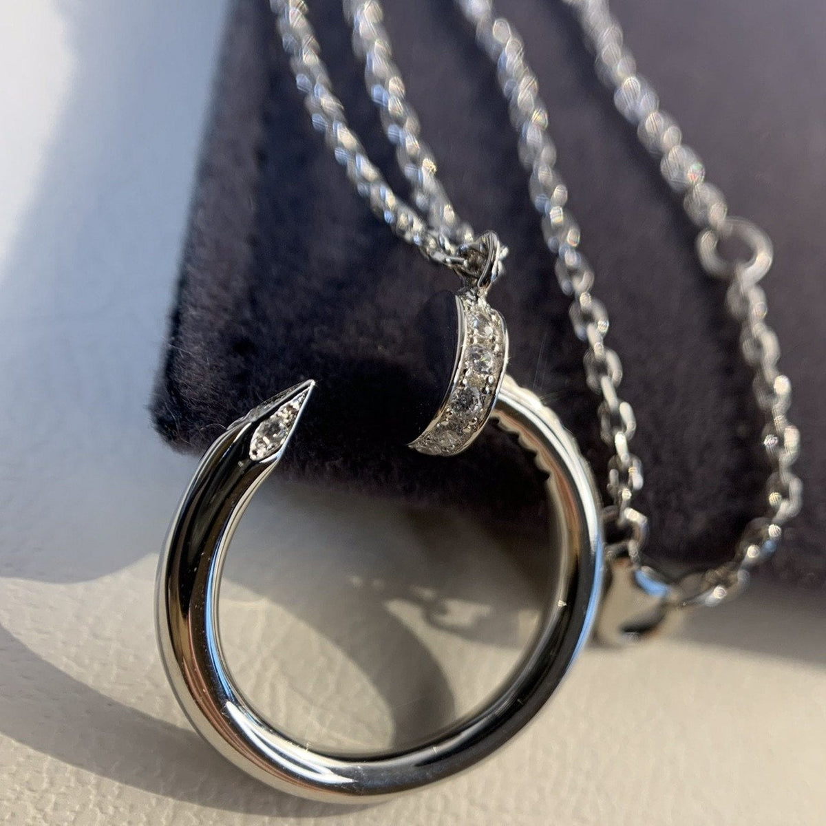 [Leaves]JUSTE NECKLACE SILVER