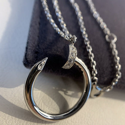 [Leaves]JUSTE NECKLACE SILVER