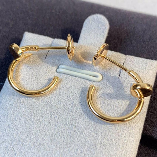 [Leaves]JUSTE EARRINGS PINK GOLD