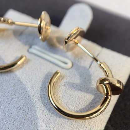 [Leaves]JUSTE EARRINGS PINK GOLD