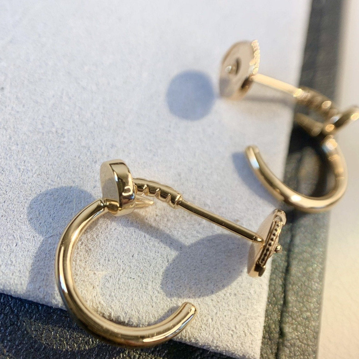 [Leaves]JUSTE EARRINGS PINK GOLD